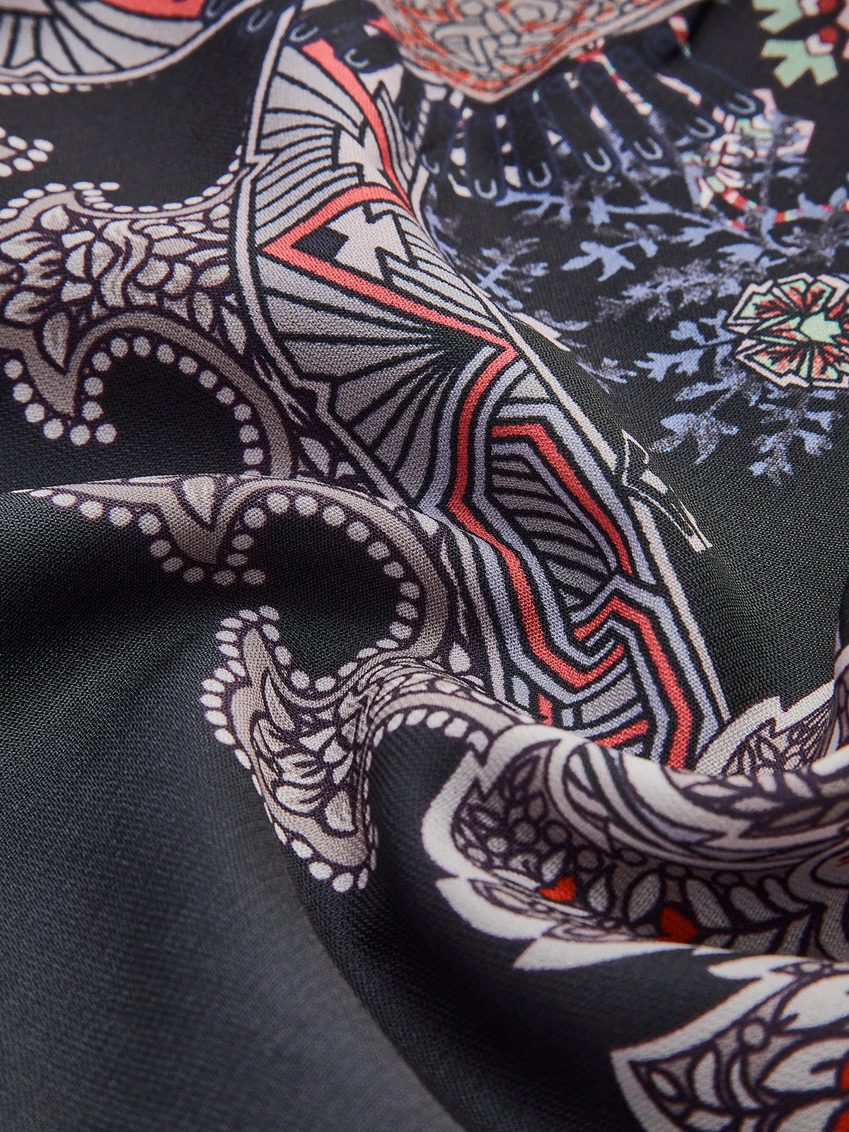 Beheme Printed Floral Dress sold by COMMENSE product image thumbnail 4