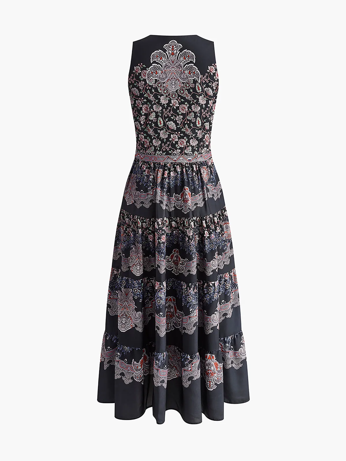 Beheme Printed Floral Dress sold by COMMENSE product image thumbnail 2