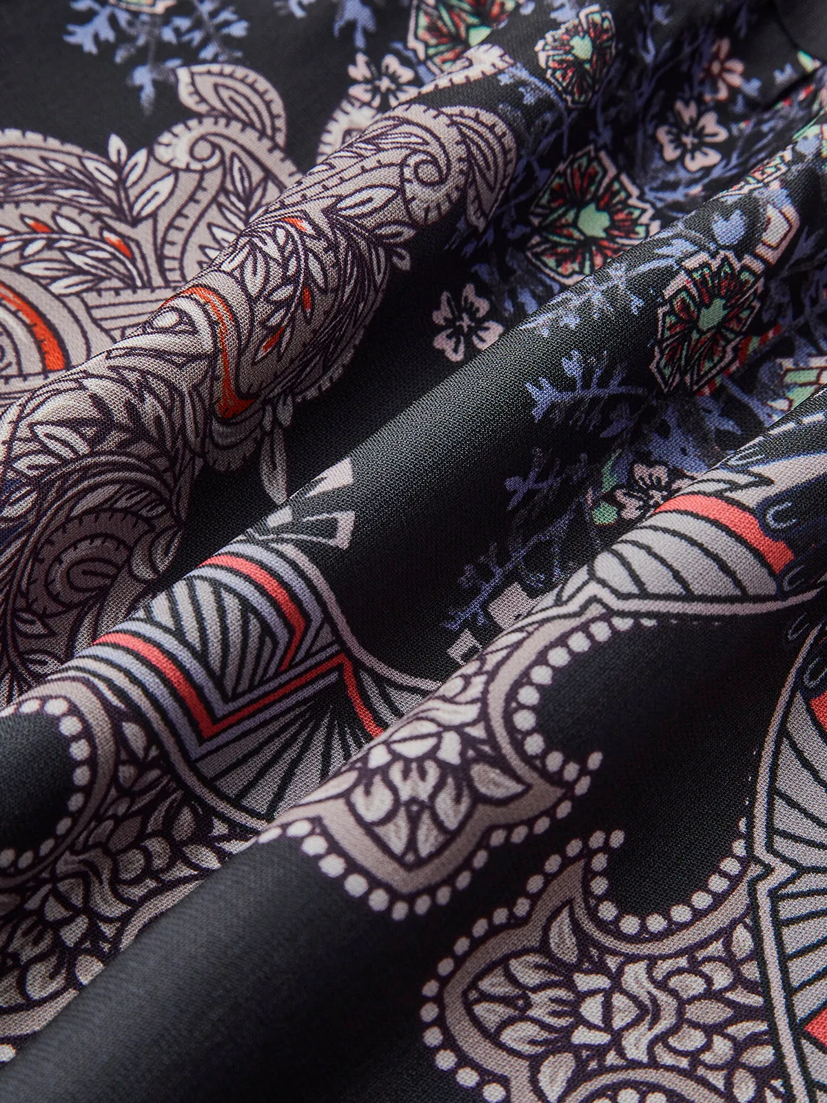 Beheme Printed Floral Dress sold by COMMENSE product image thumbnail 3