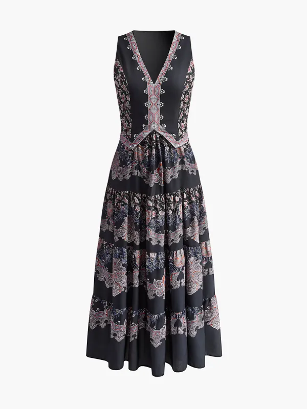 Beheme Printed Floral Dress sold by COMMENSE