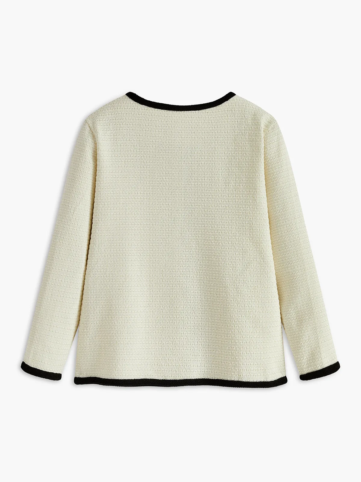 Elegant Contrast Binding Pockets Blazer sold by COMMENSE product image thumbnail 2