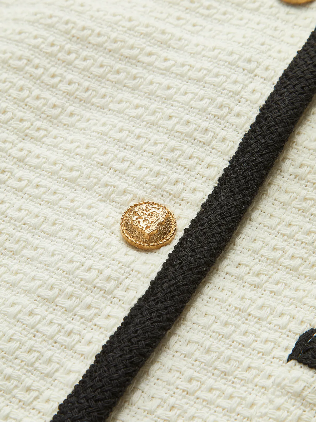 Elegant Contrast Binding Pockets Blazer sold by COMMENSE product image thumbnail 3