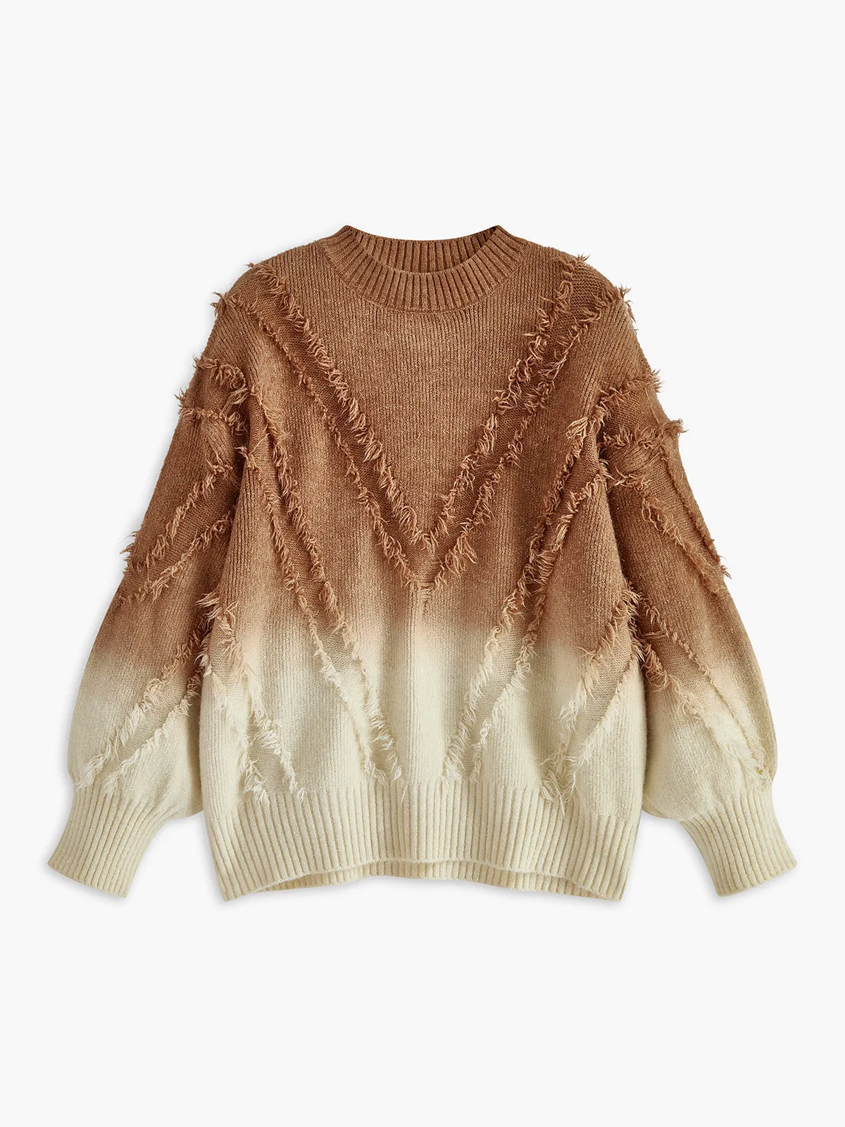 Ombre Tassel Piping Sweater sold by COMMENSE product image thumbnail 2