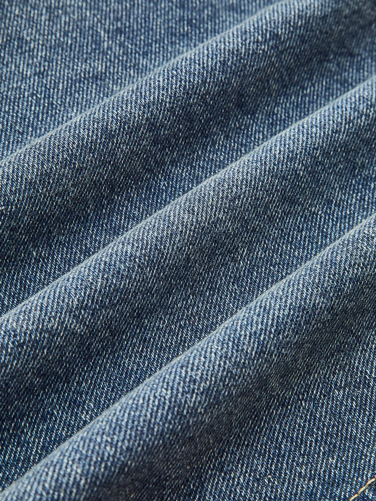 Contrast Collar Piping Denim Jacket sold by COMMENSE product image thumbnail 4