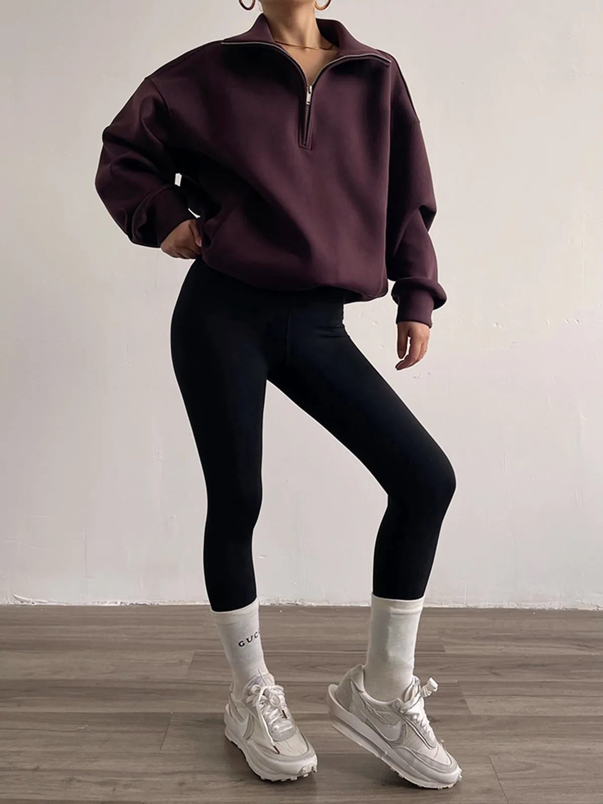 Drawstring Zipper Lapel Skirt Set sold by COMMENSE product image thumbnail 2