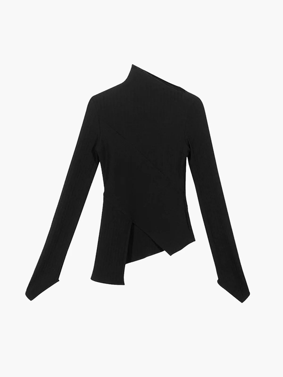 Basic Piping Long Sleeve Top sold by COMMENSE product image thumbnail 4