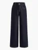 Vintage Wide-Leg Denim Pants sold by COMMENSE