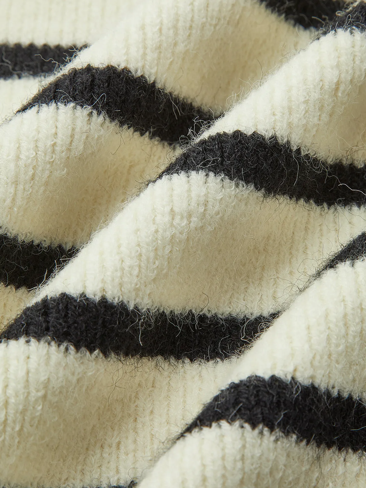 V-Neck Striped Tie Sweater Vest sold by COMMENSE product image thumbnail 2