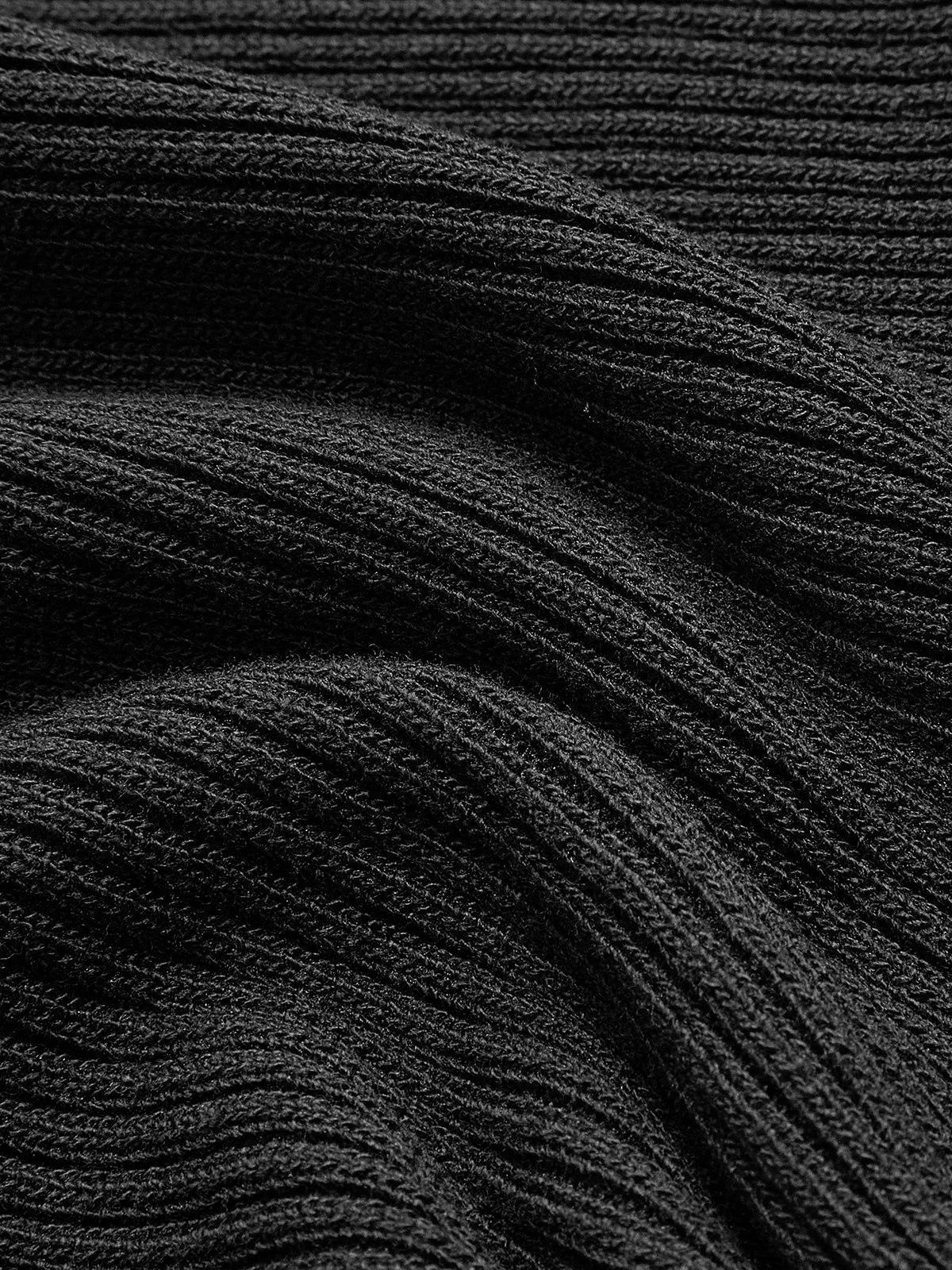 Contrast Ruffle Sleeveless Sweater Dress sold by COMMENSE product image thumbnail 4