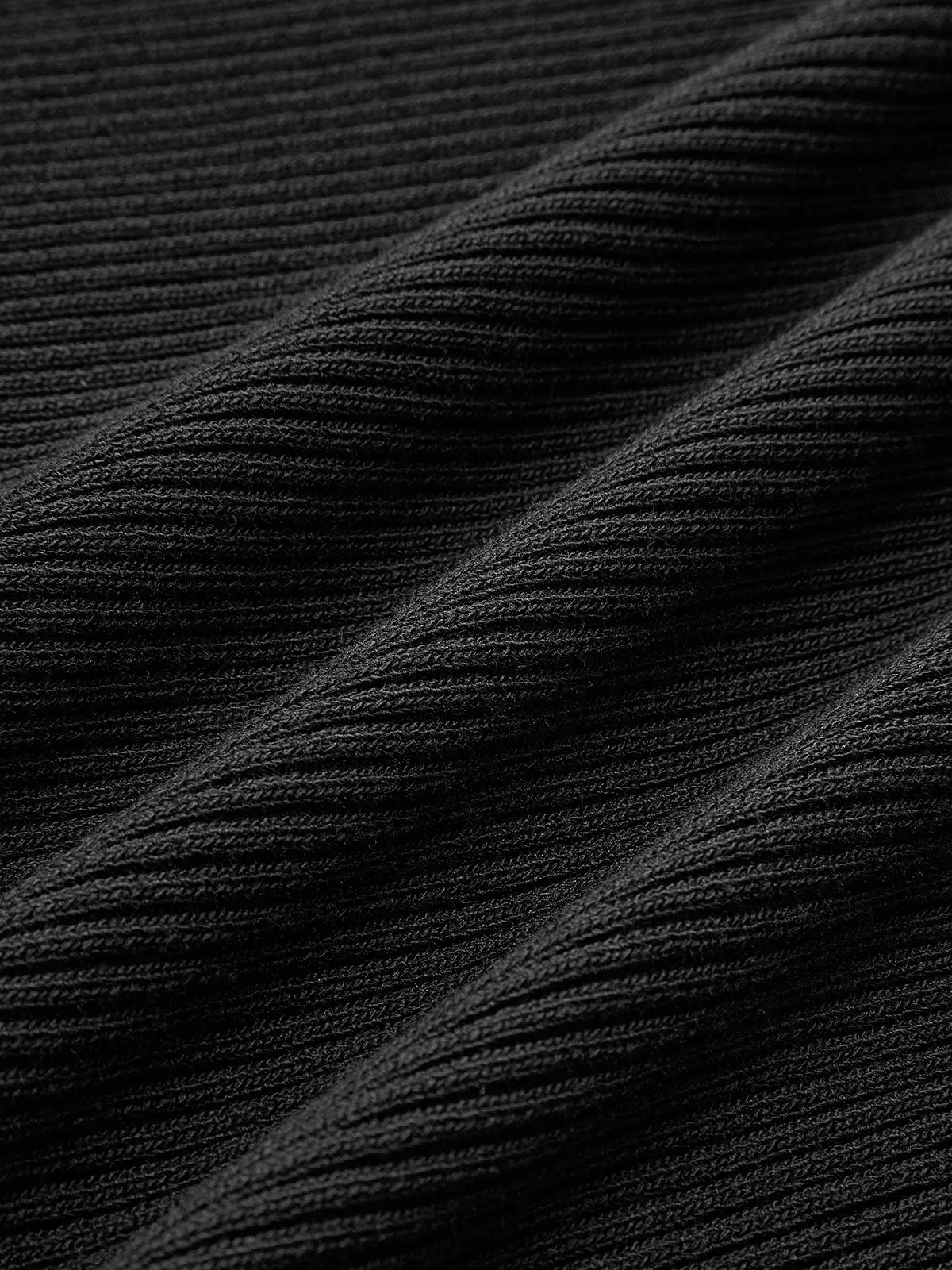 Contrast Ruffle Sleeveless Sweater Dress sold by COMMENSE product image thumbnail 3