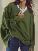 Plain Cotton Split Sweatshirt sold by COMMENSE