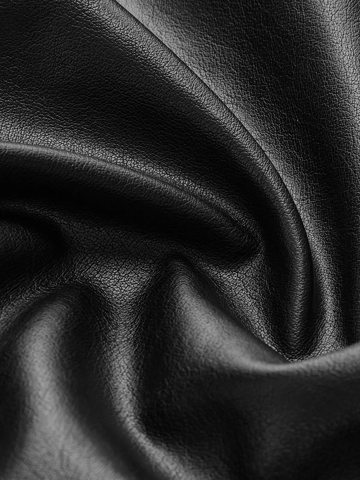 Split Belted Faux Leather Jacket sold by COMMENSE product image thumbnail 5