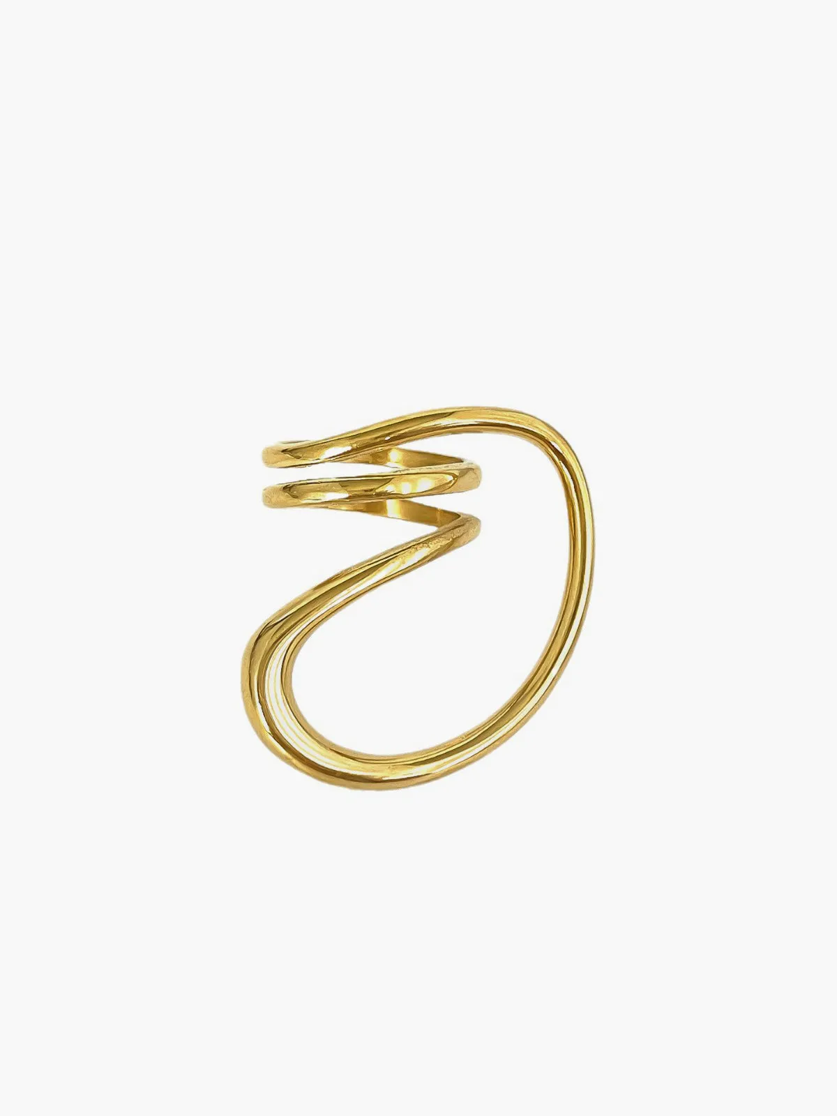 1pc Irregular Spring Twist Ring sold by COMMENSE product image thumbnail 3
