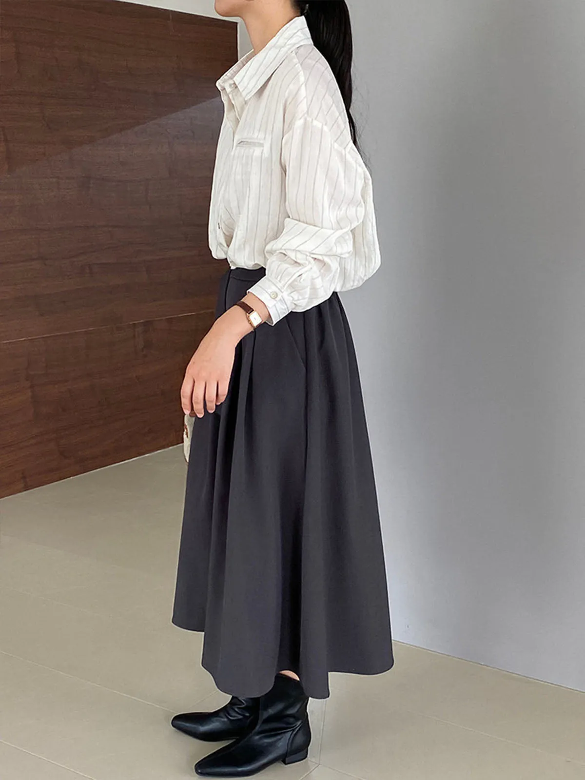 Elegant Knotted Midi Skirts sold by COMMENSE product image thumbnail 5