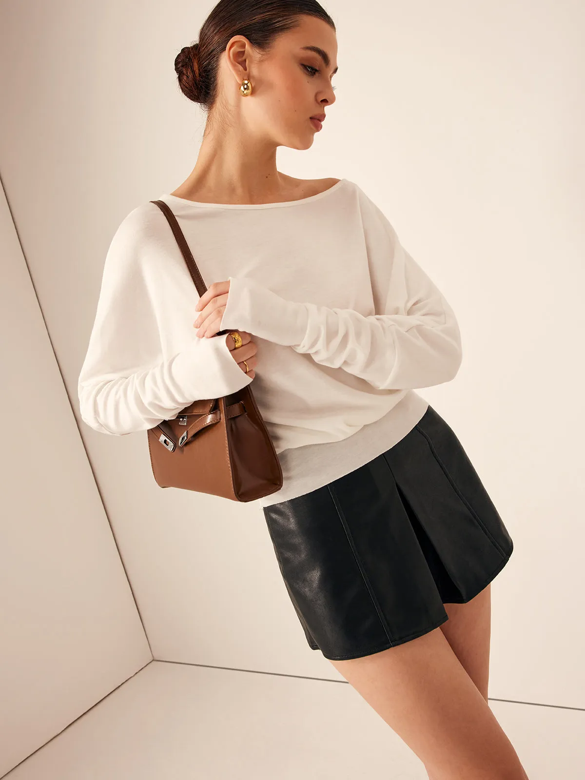 Minimalist Jersey Blouse sold by COMMENSE product image thumbnail 3