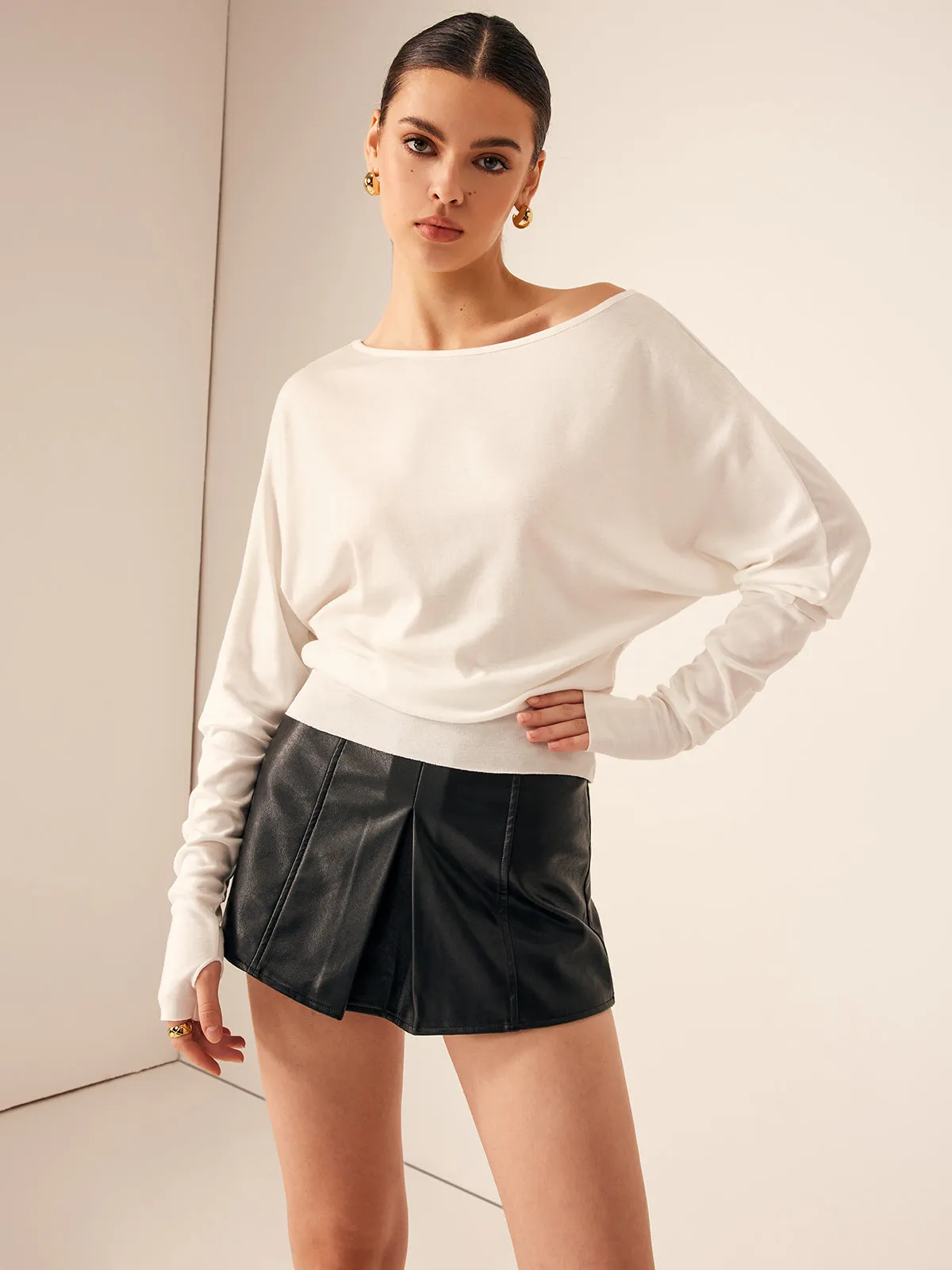 Minimalist Jersey Blouse sold by COMMENSE product image thumbnail 4