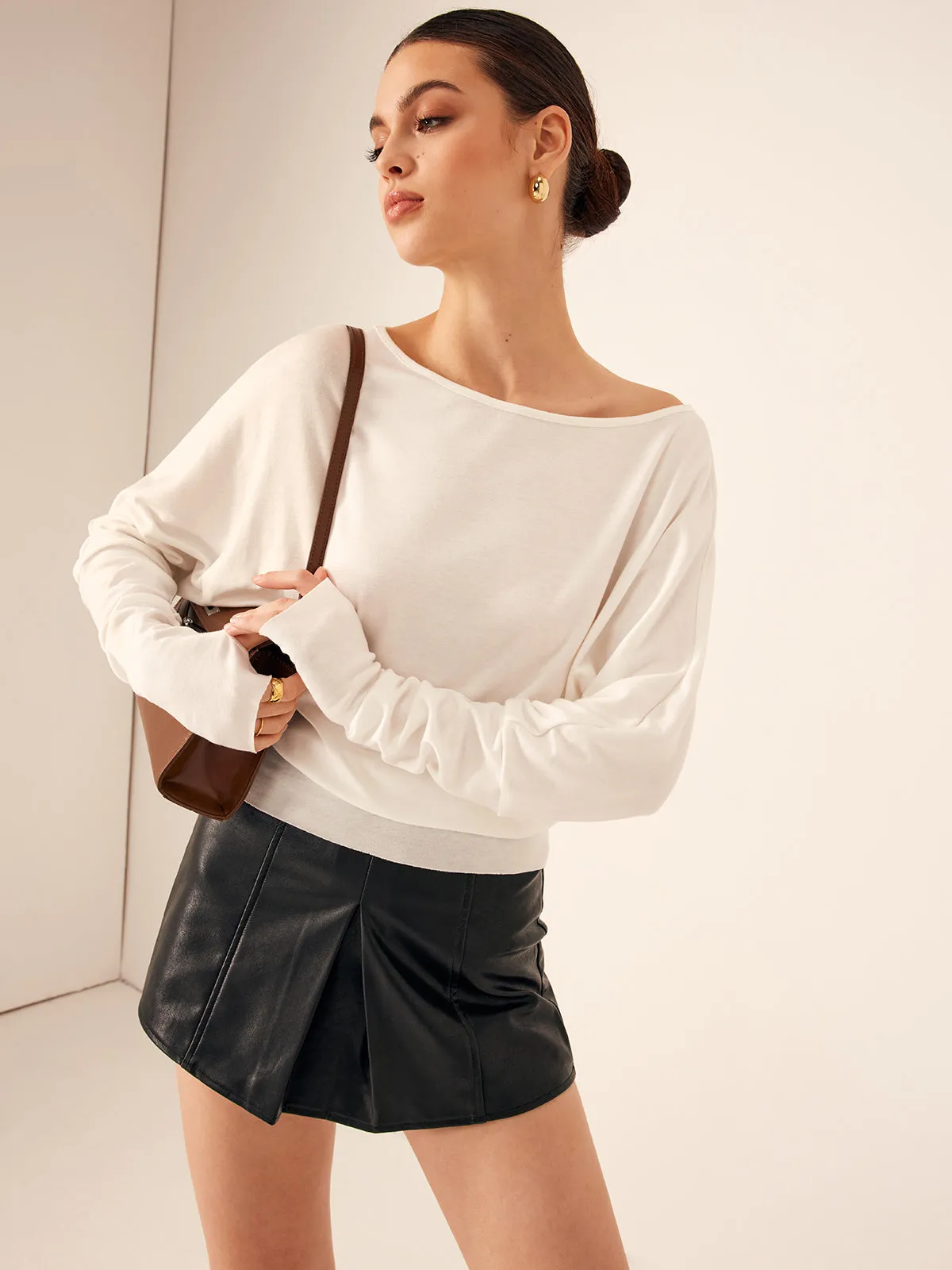 Minimalist Jersey Blouse sold by COMMENSE product image thumbnail 5