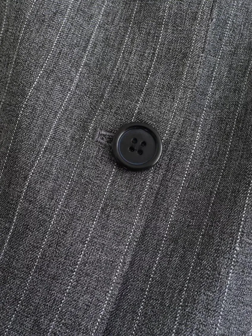 Pinstripe Lapel Blazer sold by COMMENSE product image thumbnail 4