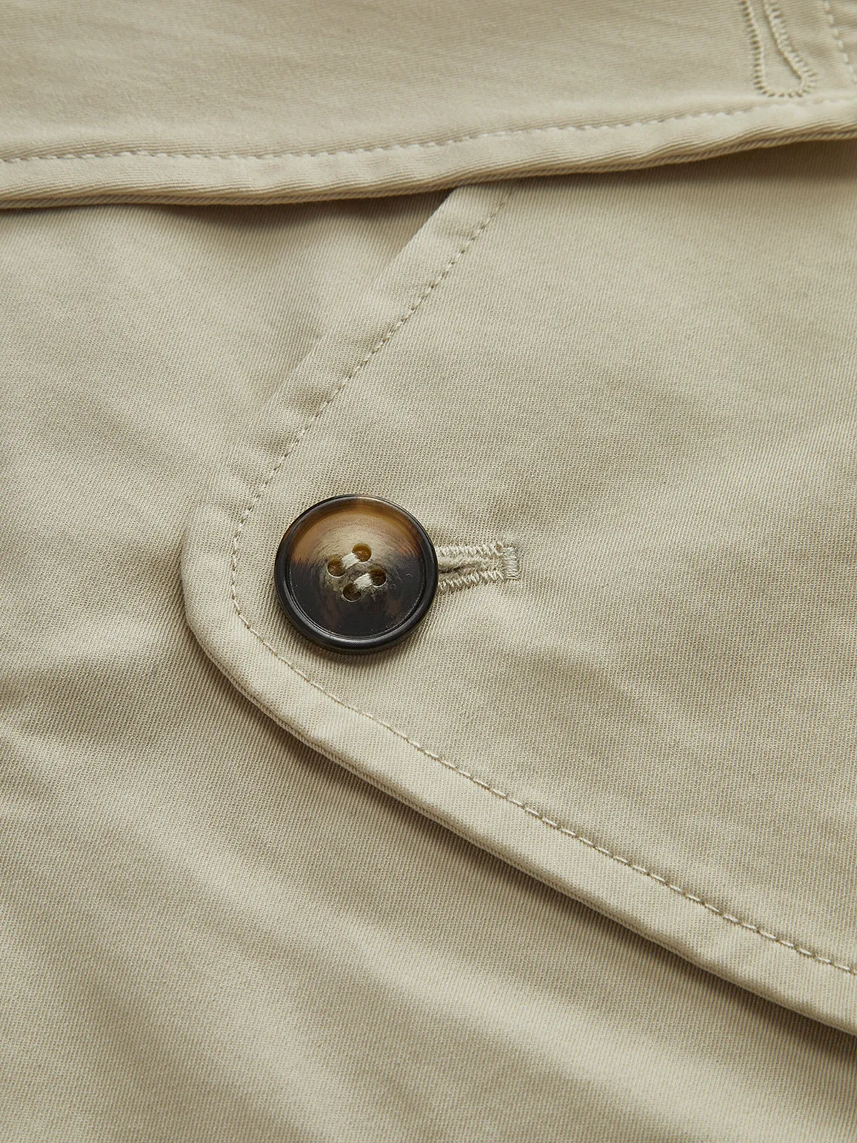 Two Tone Lapel Short Trench Coat sold by COMMENSE product image thumbnail 3