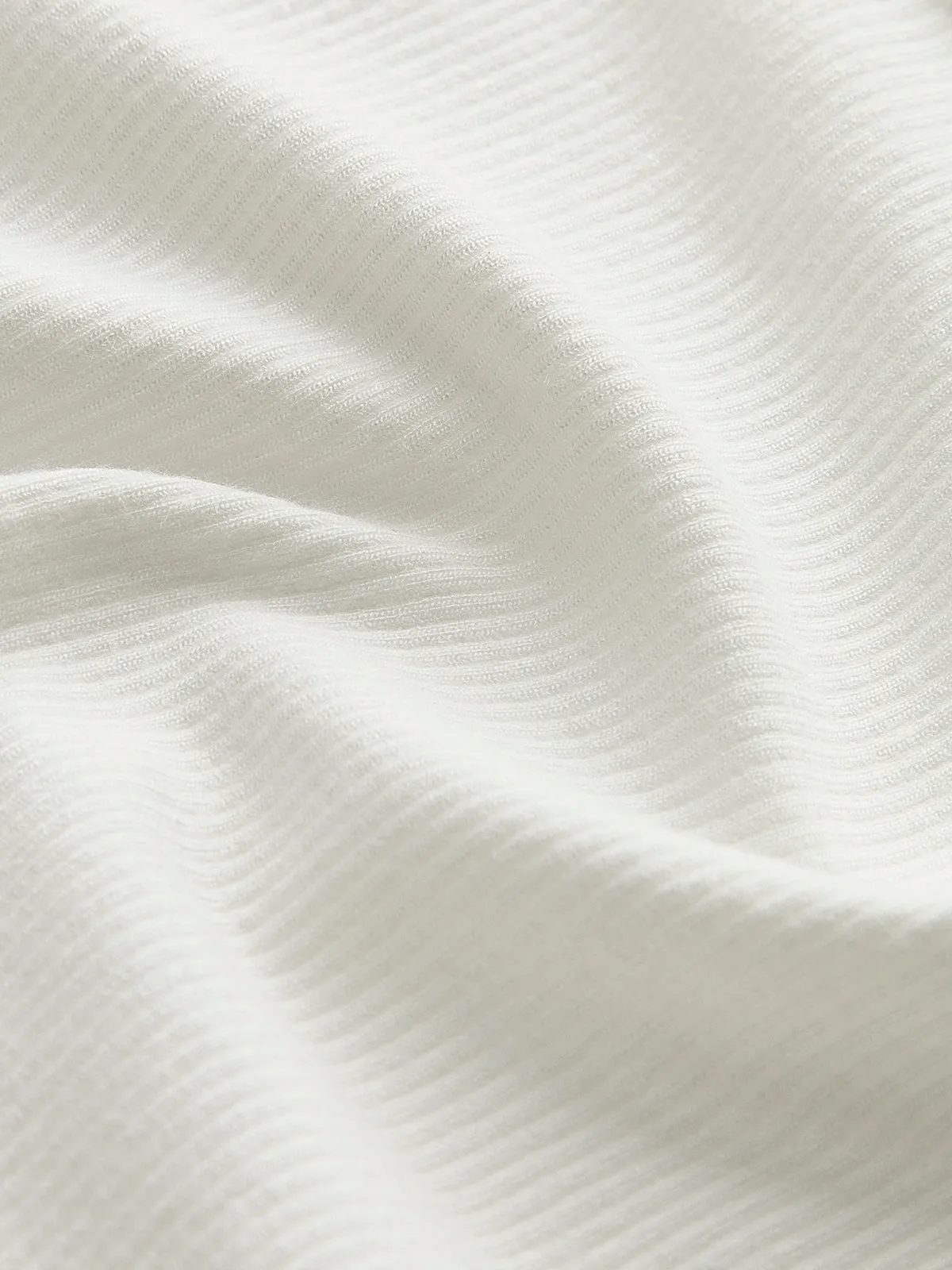 Sweetheart Ribbed Long Sleeve T-Shirt sold by COMMENSE product image thumbnail 3