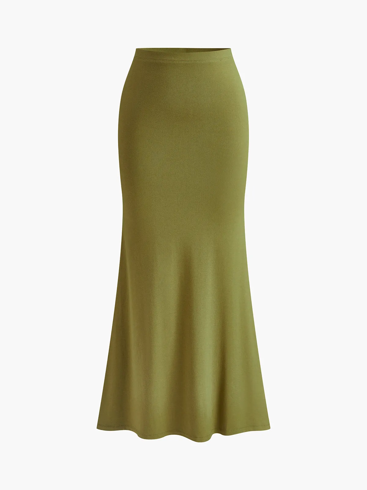 Slit Button Fishtail Skirt Set sold by COMMENSE product image thumbnail 4