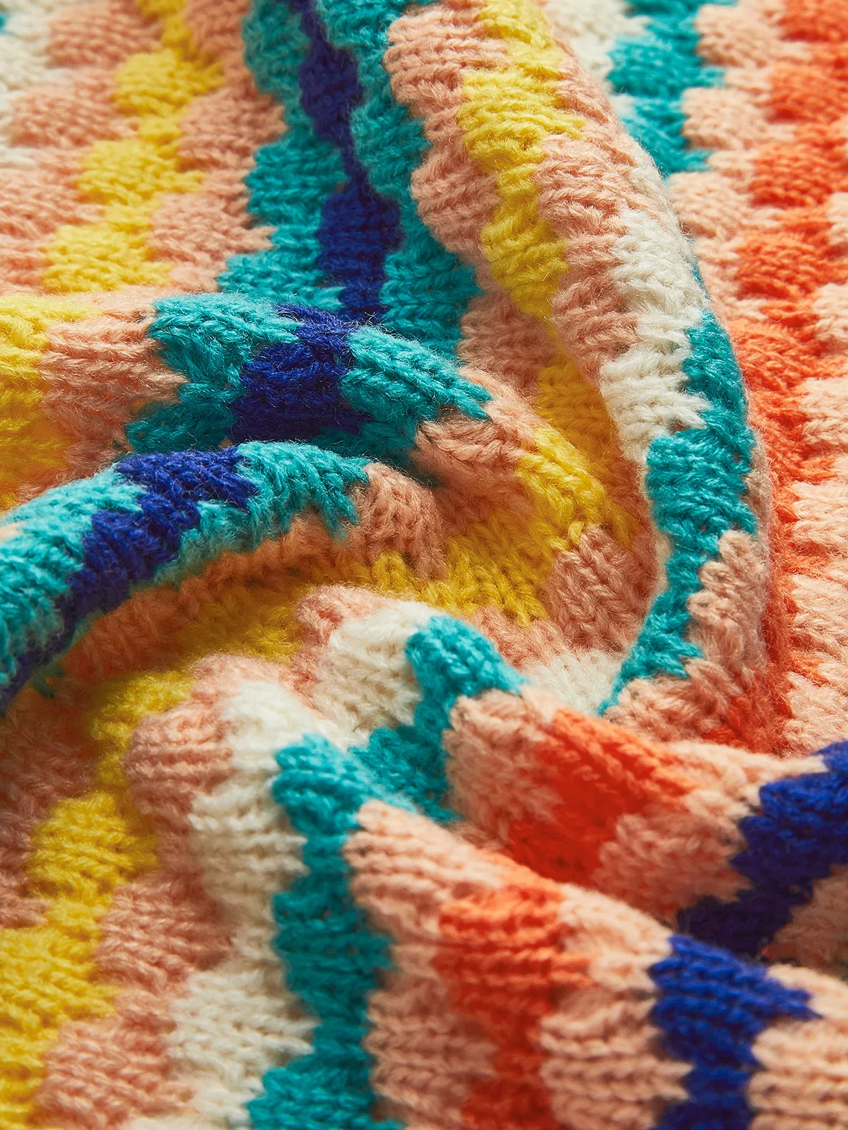 Rainbow Loose Cardigan sold by COMMENSE product image thumbnail 4