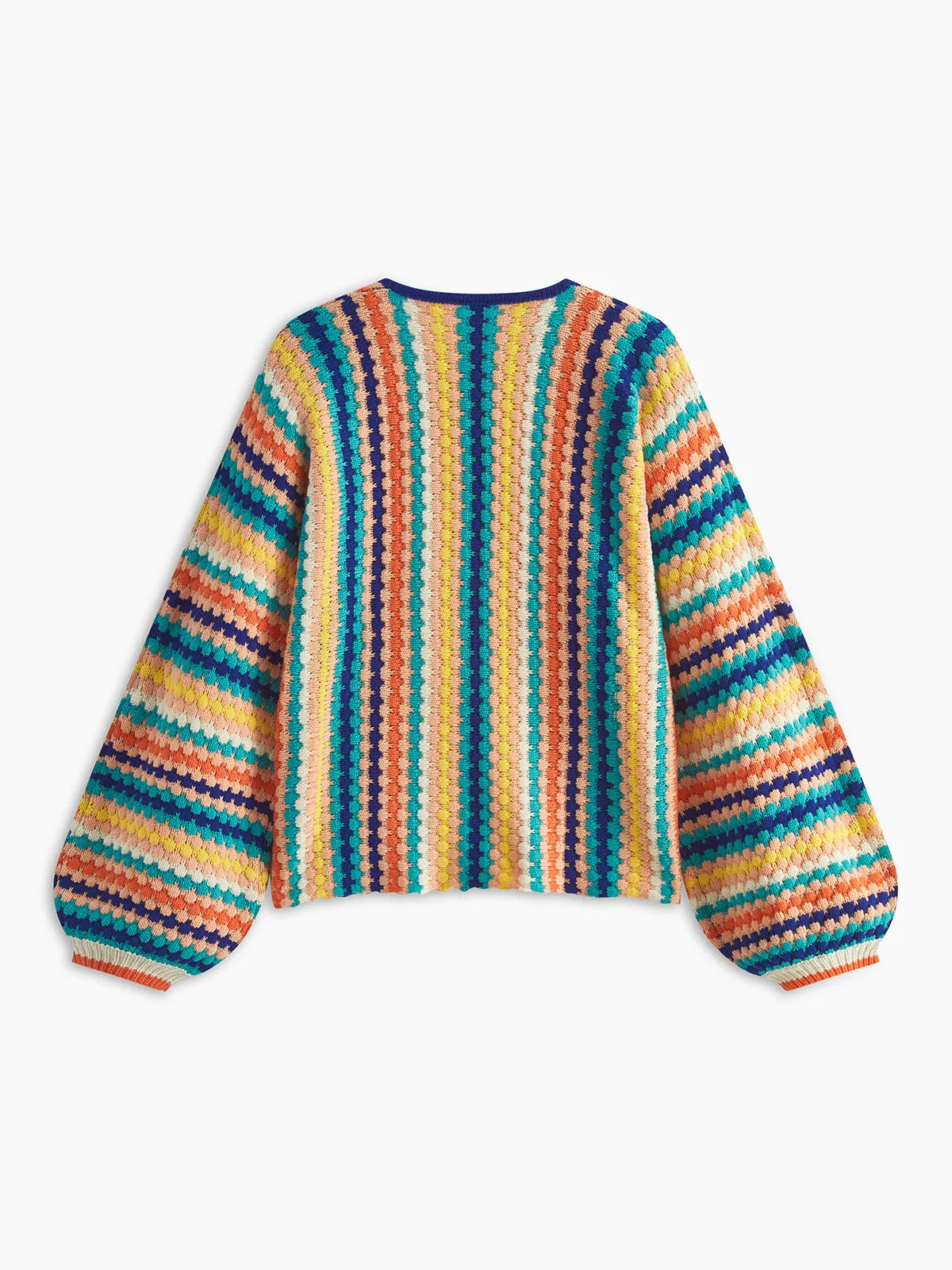 Rainbow Loose Cardigan sold by COMMENSE product image thumbnail 2