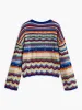 Boheme Crew Neck Draped Sweater sold by COMMENSE
