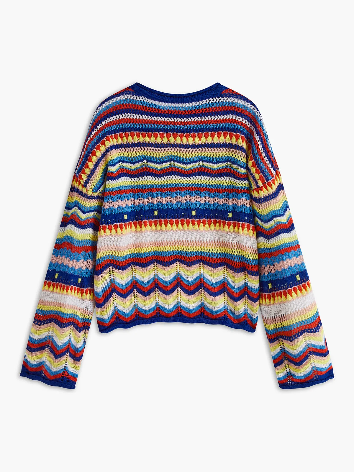 Boheme Crew Neck Draped Sweater sold by COMMENSE product image thumbnail 2