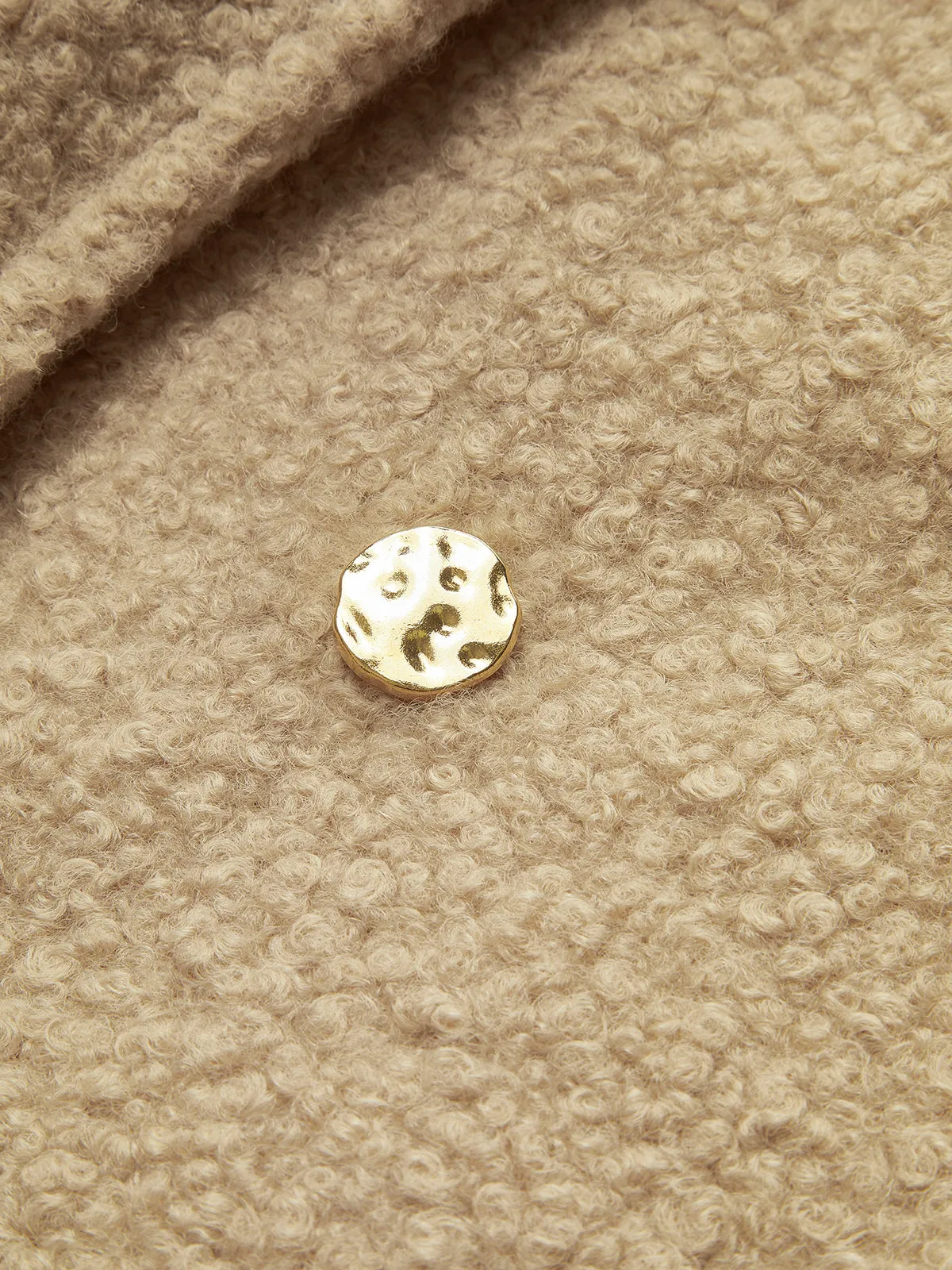 Buckle Belted Long Faux Fur Coat sold by COMMENSE product image thumbnail 4