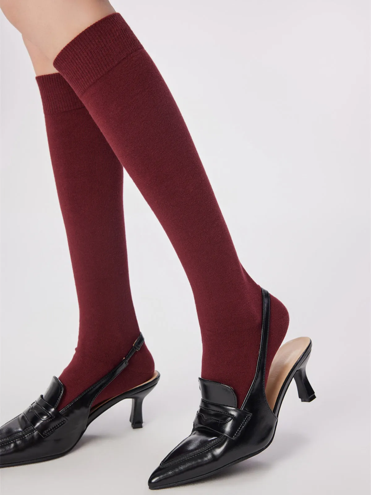 Ribbed Soft-Touch Calf Socks sold by COMMENSE