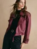 Buckle Design Belted PU Leather Jacket sold by COMMENSE