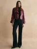 Buckle Design Belted PU Leather Jacket sold by COMMENSE