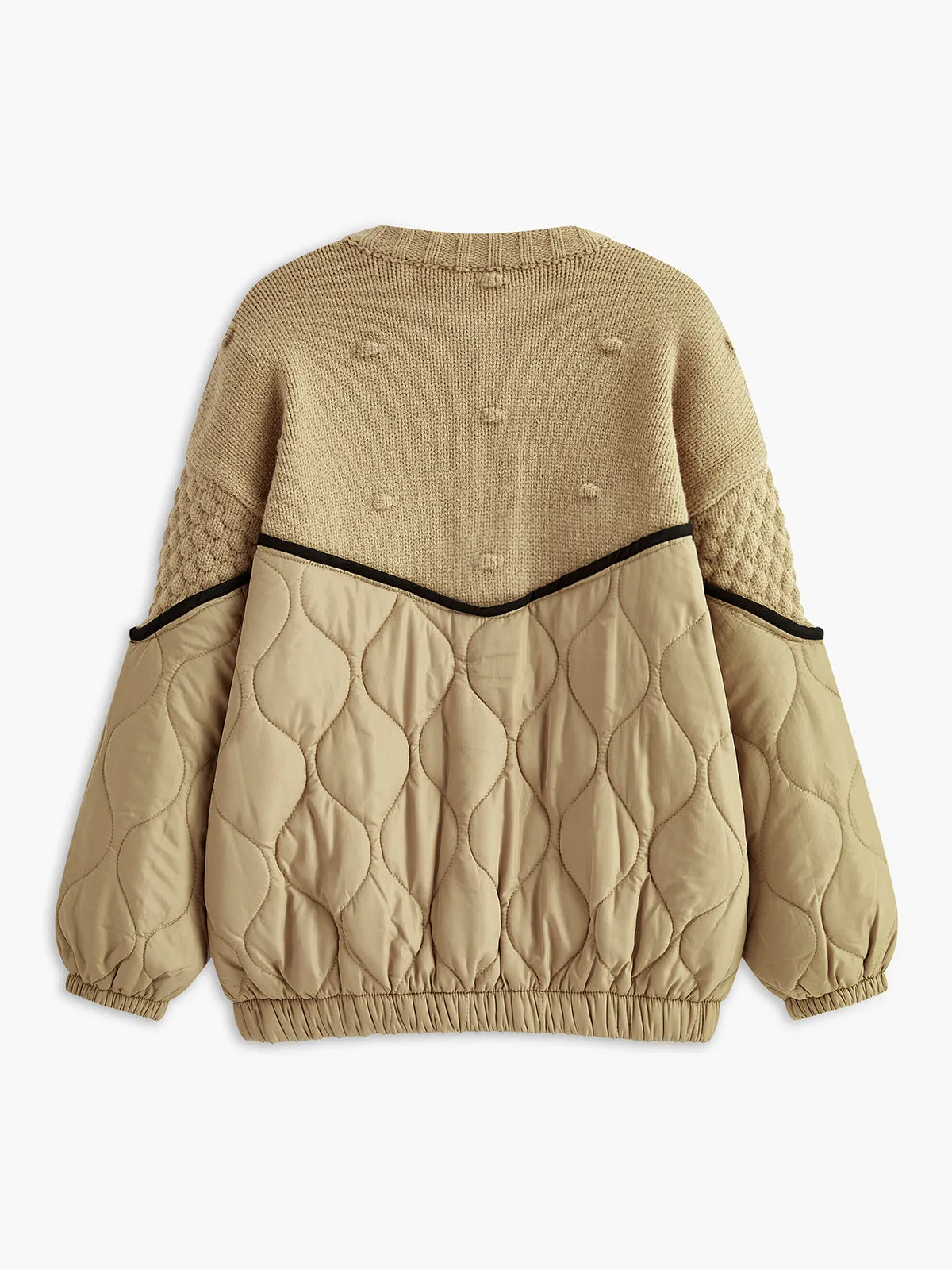 Panel Piping Breasted Winter Coat sold by COMMENSE product image thumbnail 2