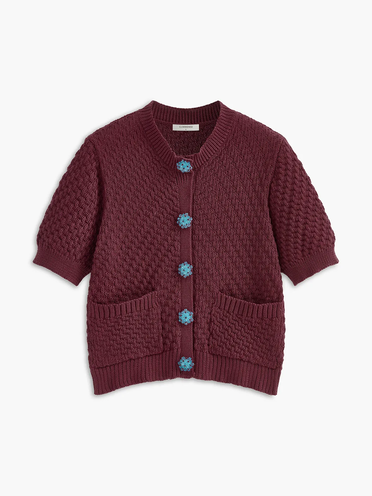 Button Detail Pockets Fit Cardigan sold by COMMENSE