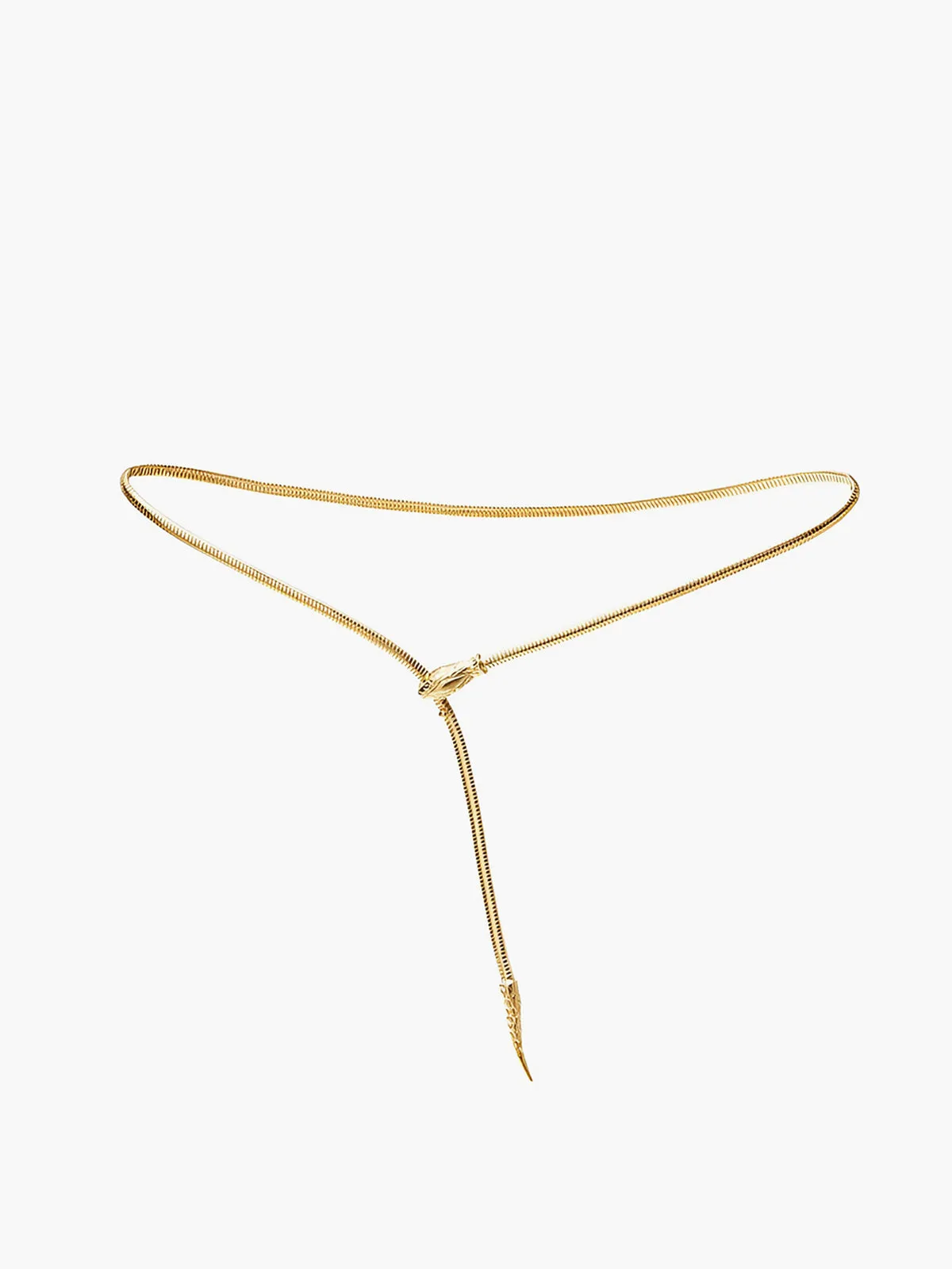 Snake Shape Metal Belt sold by COMMENSE