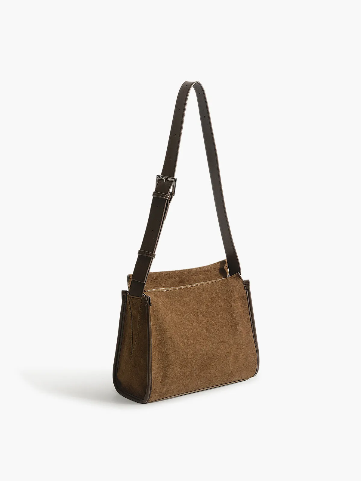 Causal Bucket Zipper Tote Bag sold by COMMENSE product image thumbnail 3