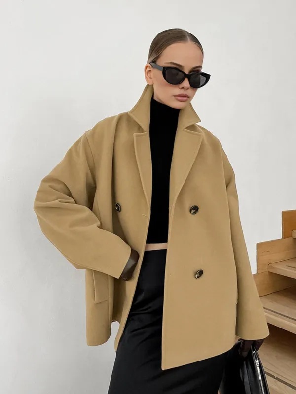 Lapel Warm Jacket sold by COMMENSE