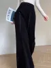 Contrast Bars Wide-Leg Flare Pants sold by COMMENSE