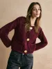 Retro Button Down Hollow Cardigan sold by COMMENSE