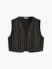 Vintage V-Neck Vest sold by COMMENSE