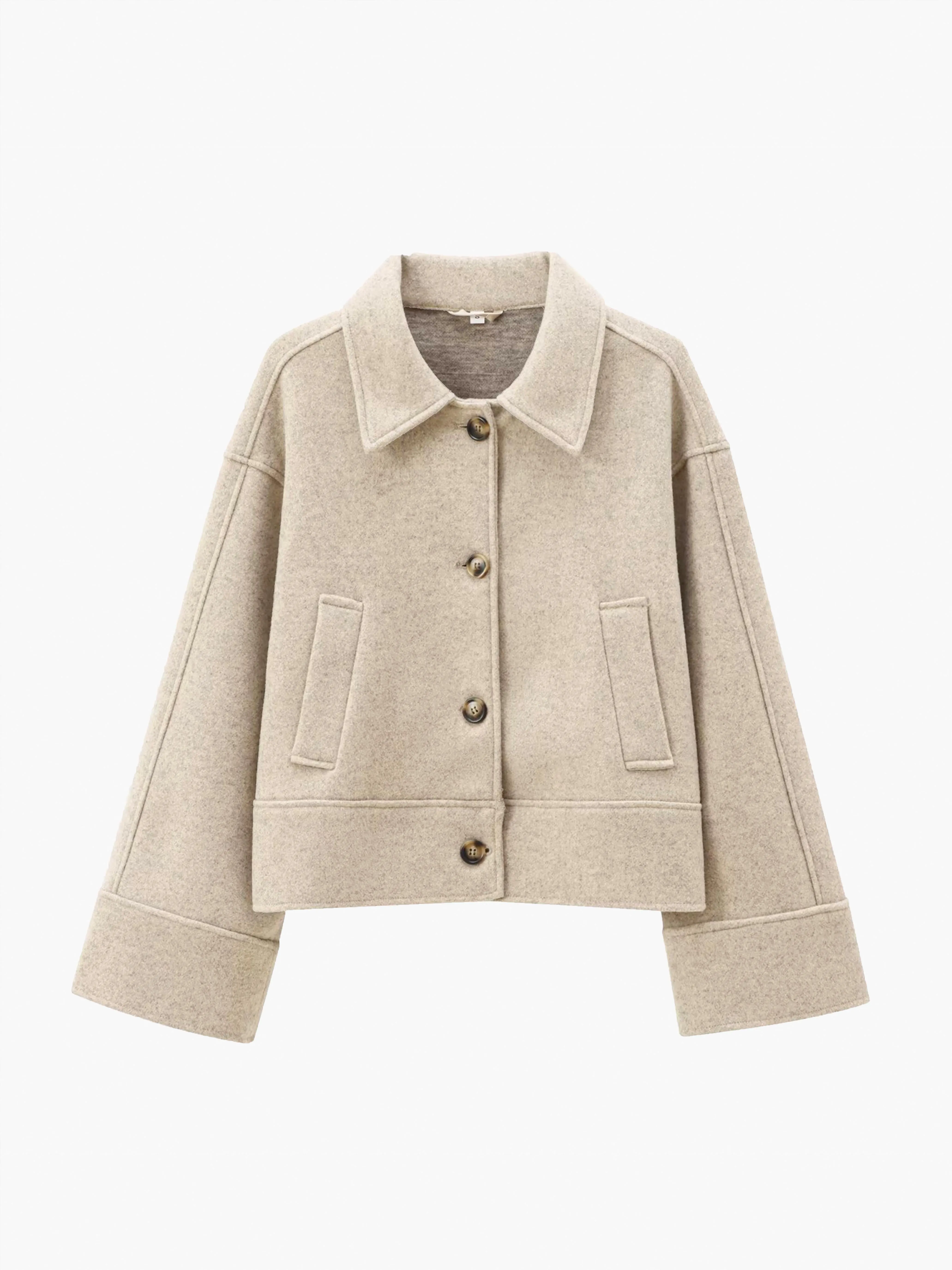 Elegant Breasted Lapel Jacket sold by COMMENSE