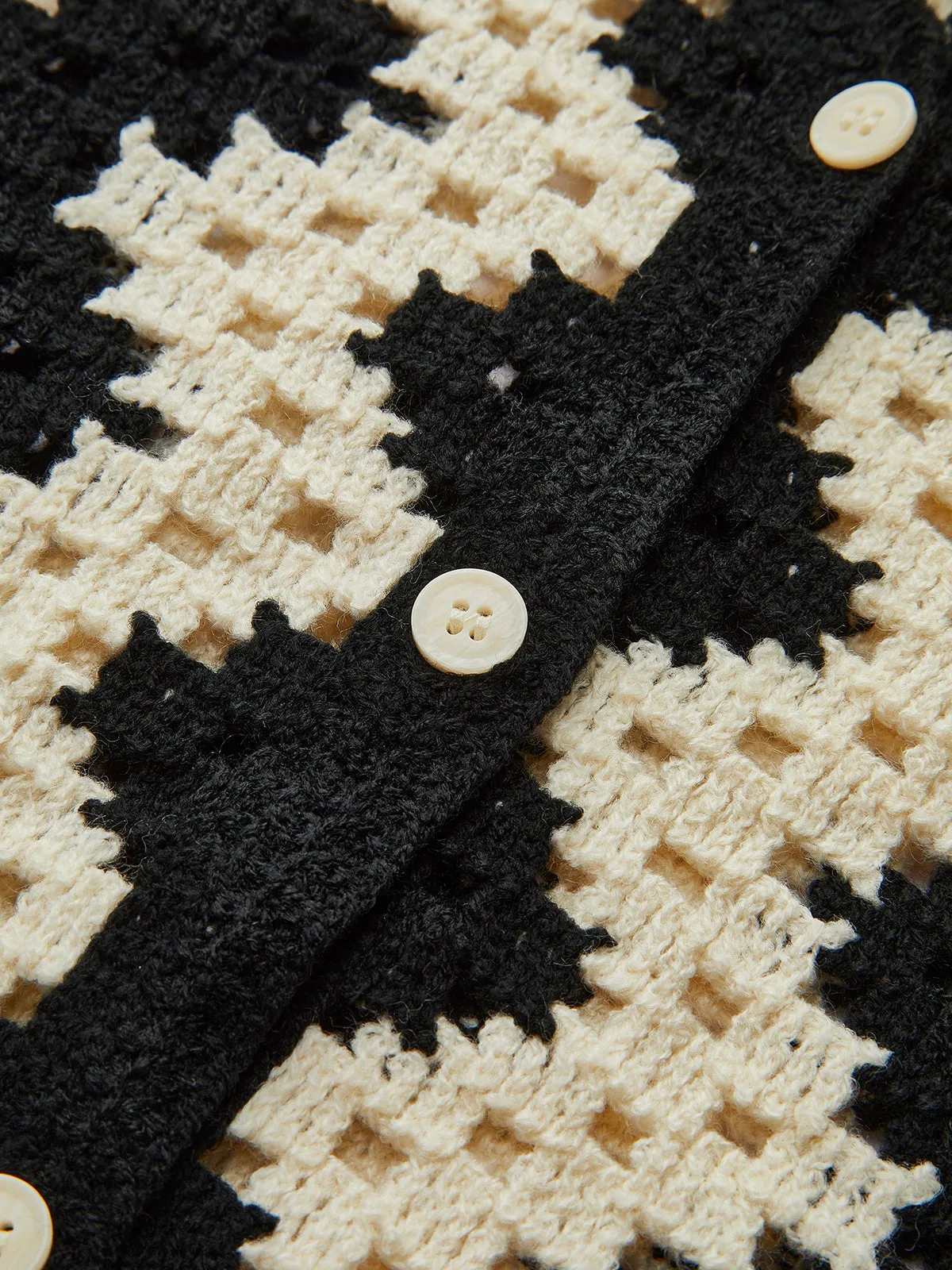 V-Neck Chevron Breasted Cardigan sold by COMMENSE product image thumbnail 2