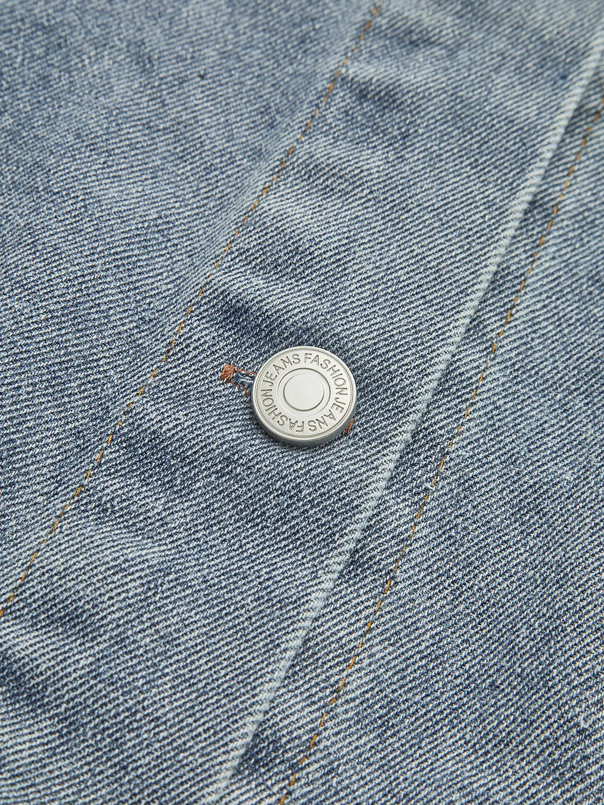 Denim Panel Knit Lapel Outerwear sold by COMMENSE product image thumbnail 3