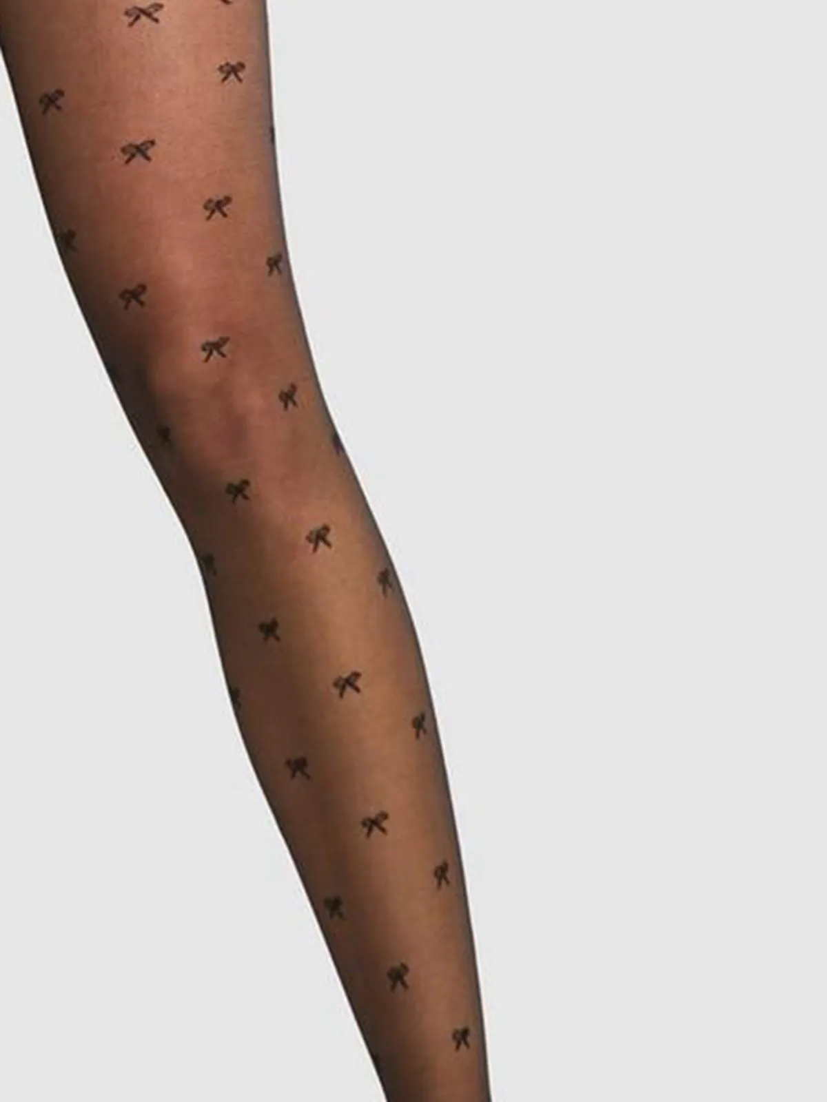 Tulle Tights With Small Bow-Pattern sold by COMMENSE product image thumbnail 2
