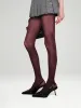 Pinstripe Micronet Tights sold by COMMENSE