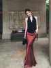 Pleated Satin Maxi Skirt sold by COMMENSE