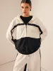 Color Block Zip Hooded Jacket sold by COMMENSE