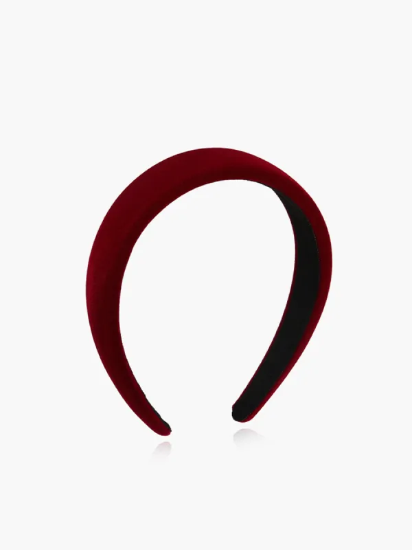 Minimalist Vintage Velvet Headband sold by COMMENSE