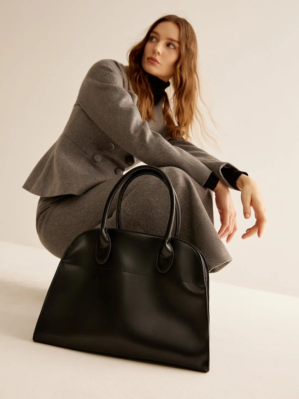 Large Capacity Top Handle Tote Bag sold by COMMENSE product image thumbnail 2